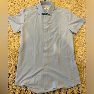 Men’s blue button up